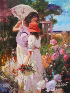 Impressionism Painting - Pino Daeni 5 beautiful woman lady